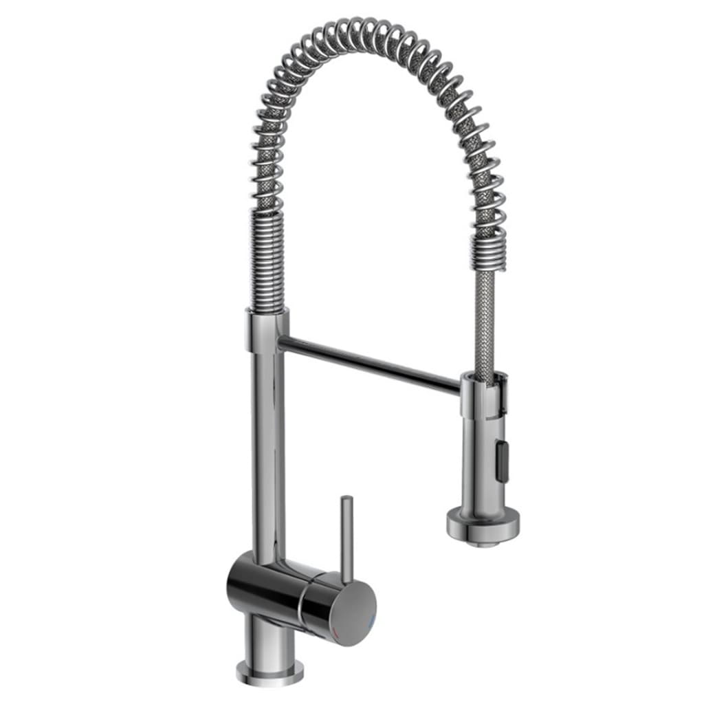 435064 SCHÜTTE sink mixer high round spout BOSTON chrome