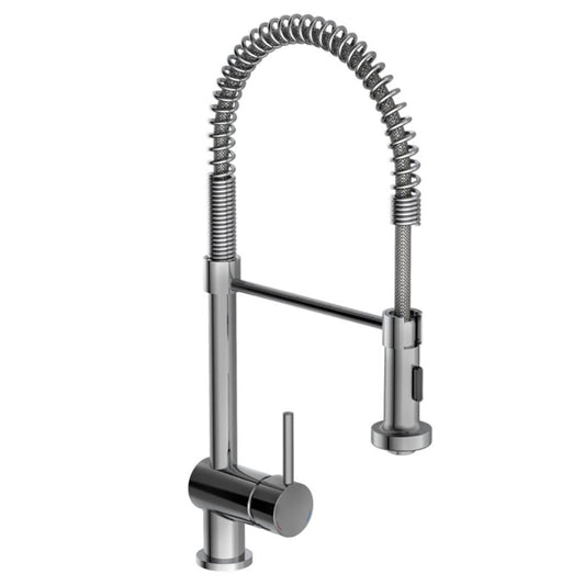 435064 SCHÜTTE sink mixer high round spout BOSTON chrome