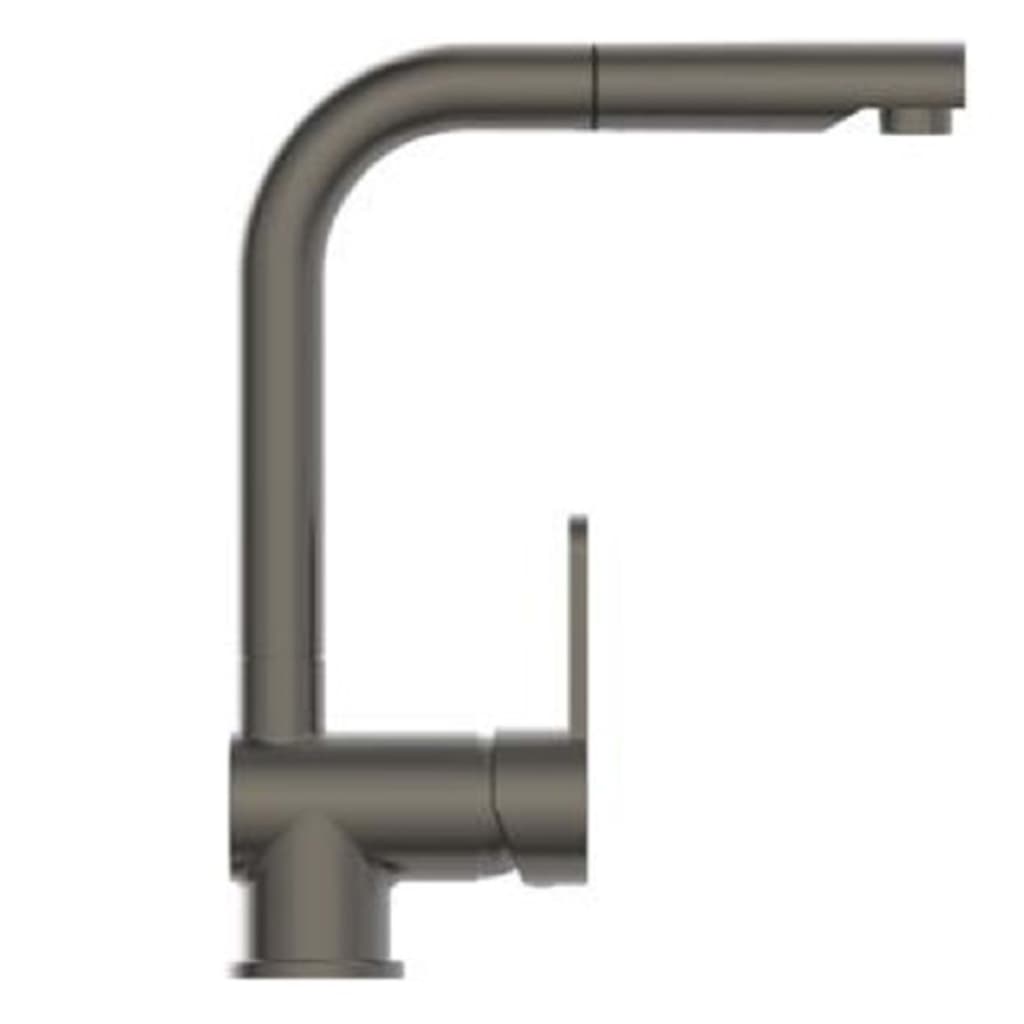 SCHÜTTE Sink mixer with flexible spout LONDON, matt graphite