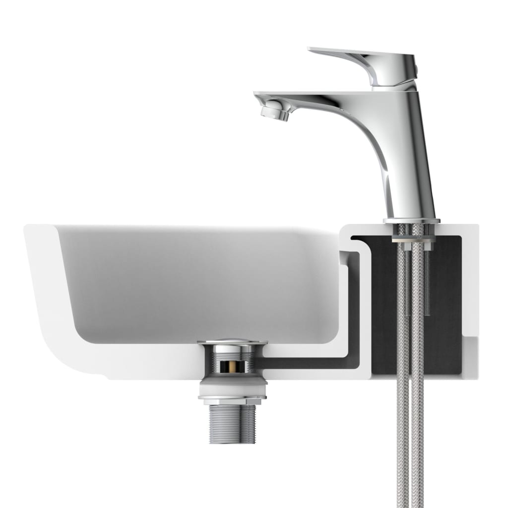 SCHÜTTE BOSTON basin mixer, chrome