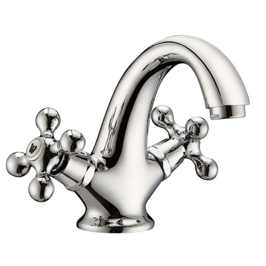 SCHÜTTE 2-handle bathroom mixer tap ELK, chrome