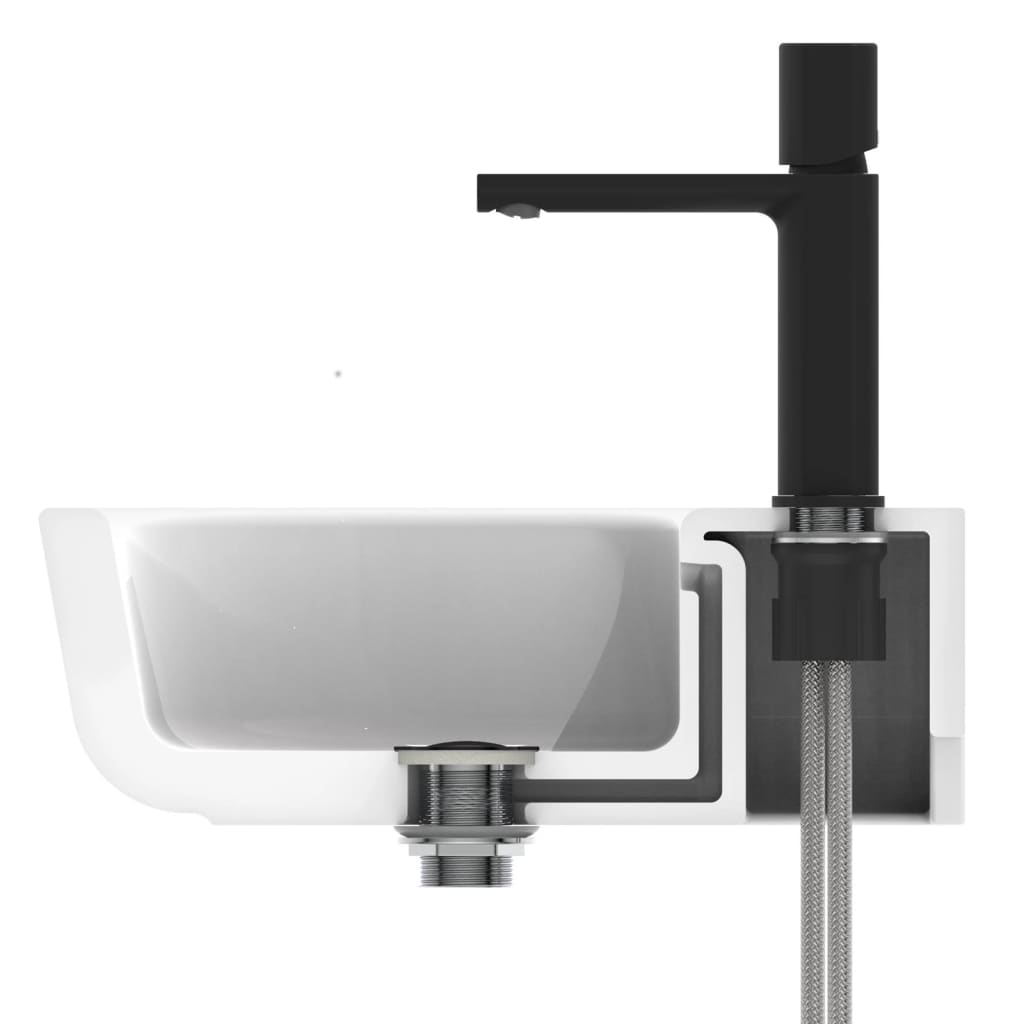 SCHÜTTE Basin mixer tap "NEW YORK", matt black