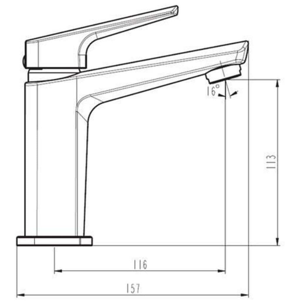 SCHÜTTE RAVEN sink mixer tap, matt copper