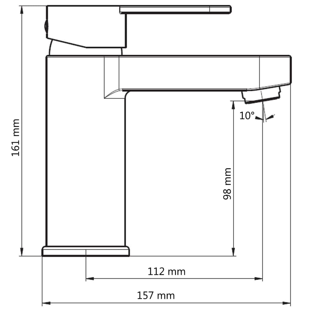 SCHÜTTE ELEPHANT sink mixer tap, matt copper