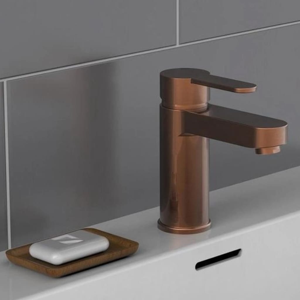 SCHÜTTE ELEPHANT sink mixer tap, matt copper