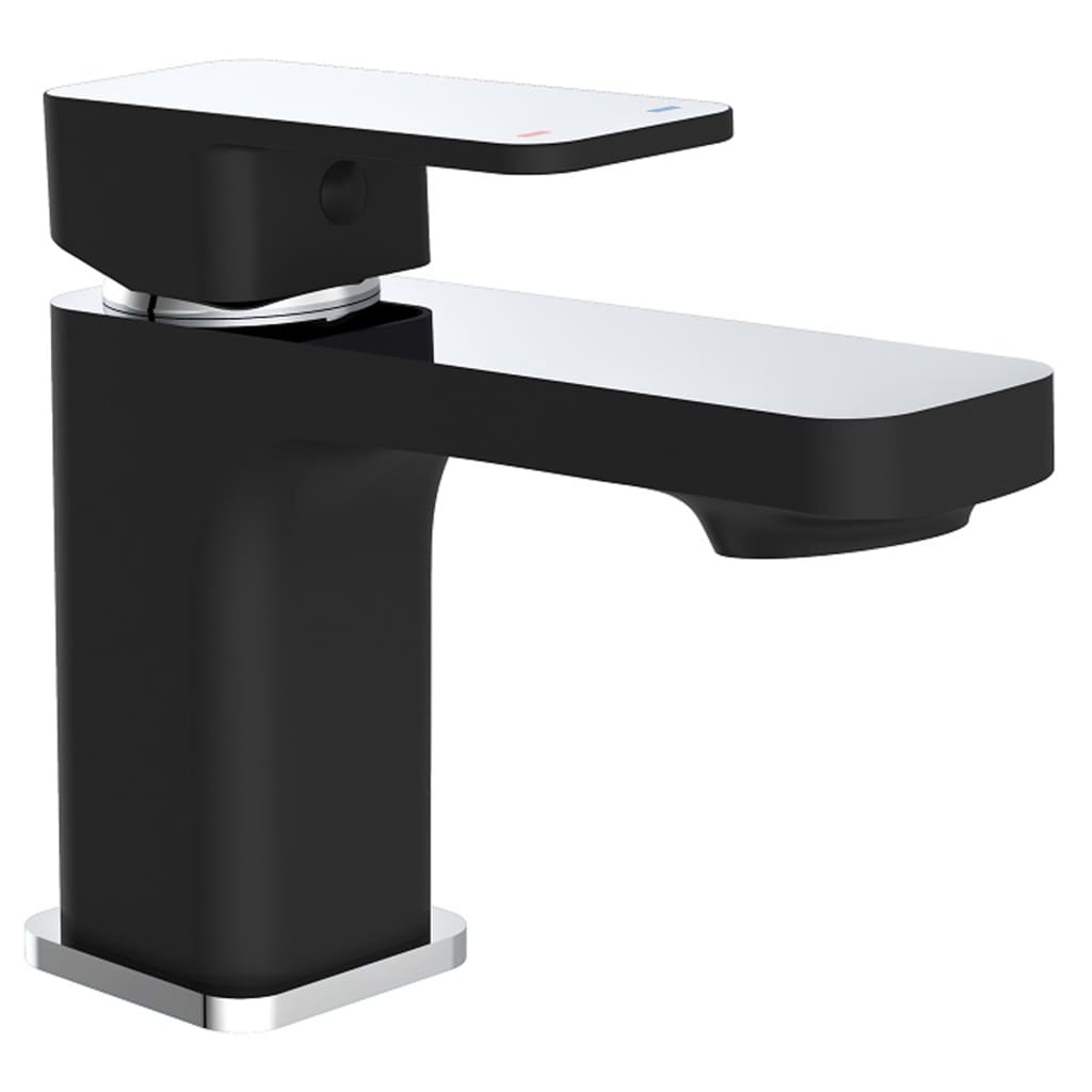 SCHÜTTE Basin mixer tap "MADASGASKAR", chrome and matt black