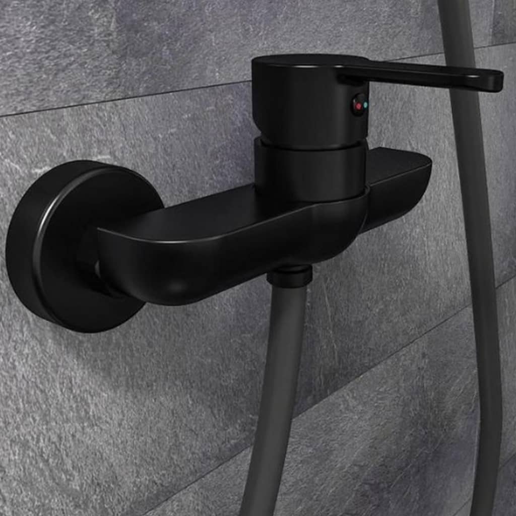 SCHÜTTE DENVER shower mixer tap, matt black