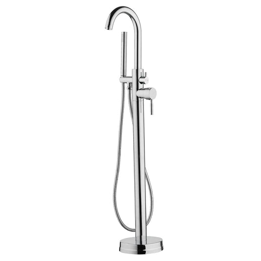 SCHÜTTE Bath/shower mixer with shower set CORNWALL, chrome