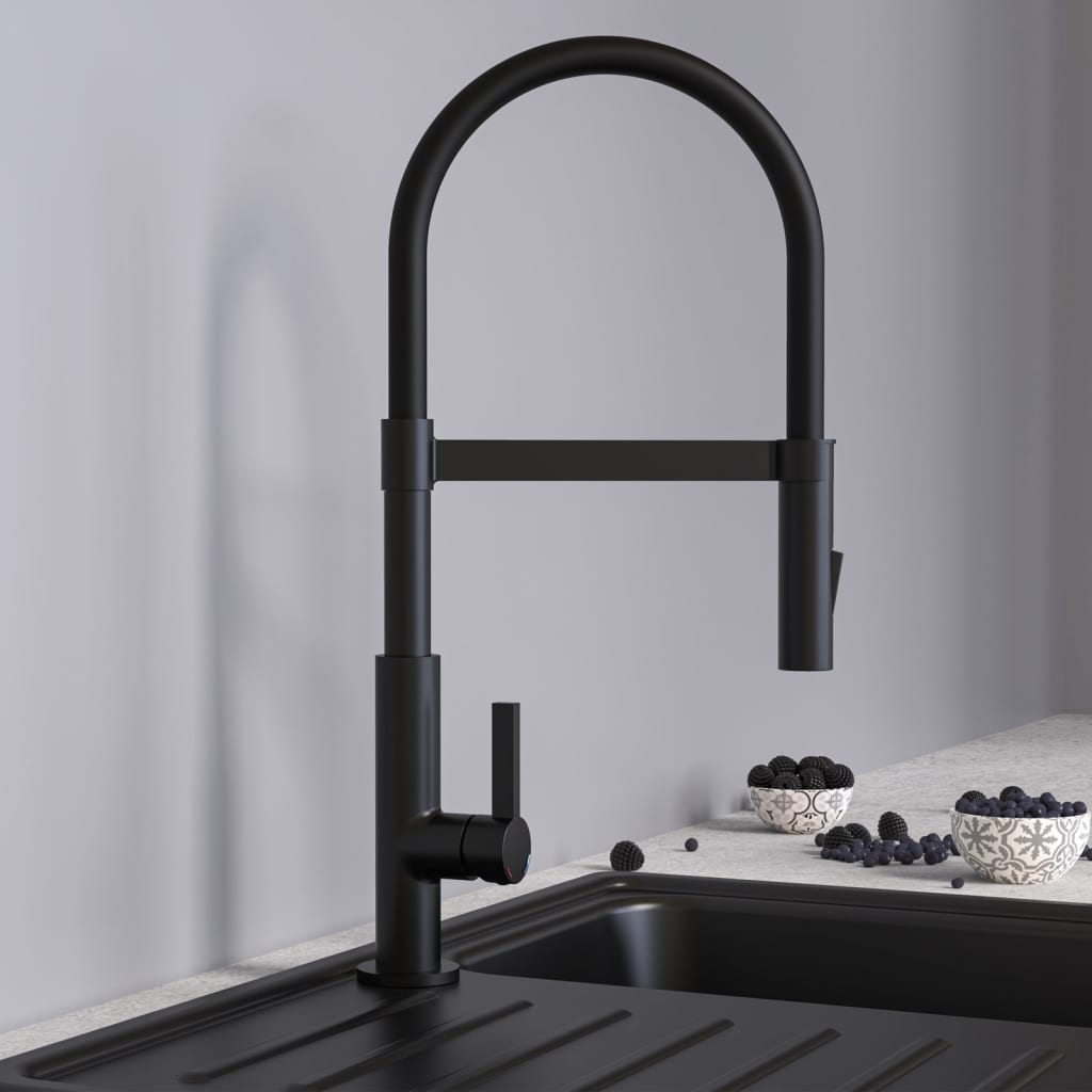 SCHÜTTE MIAMI sink mixer tap, matt black