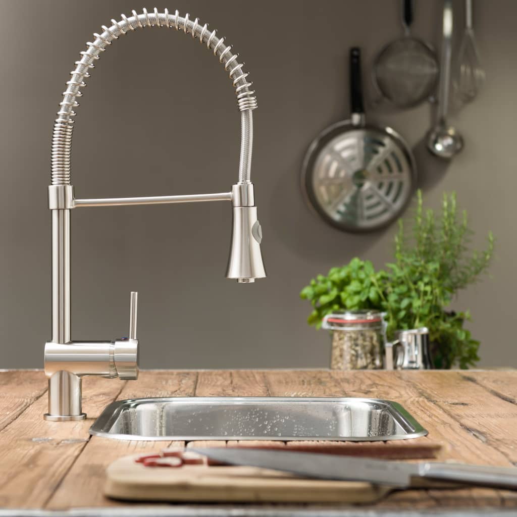 SCHÜTTE Sink mixer tap "CORNWALL", stainless steel