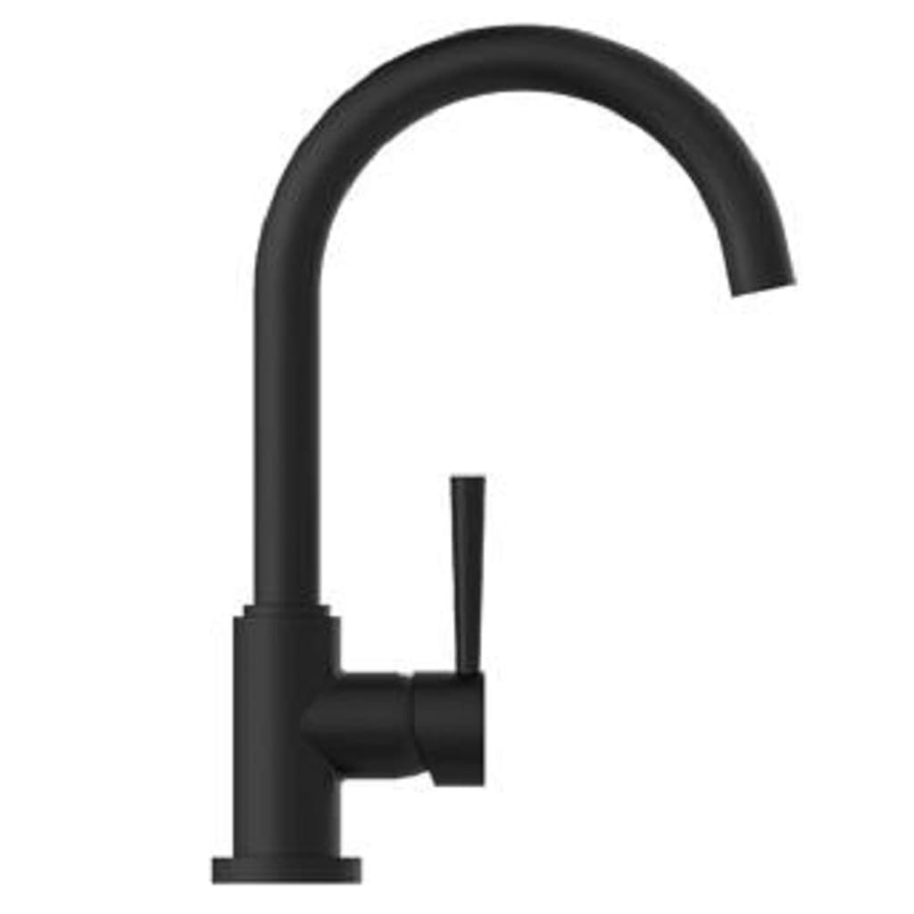 SCHÜTTE CORNWALL high spout sink mixer low pressure black