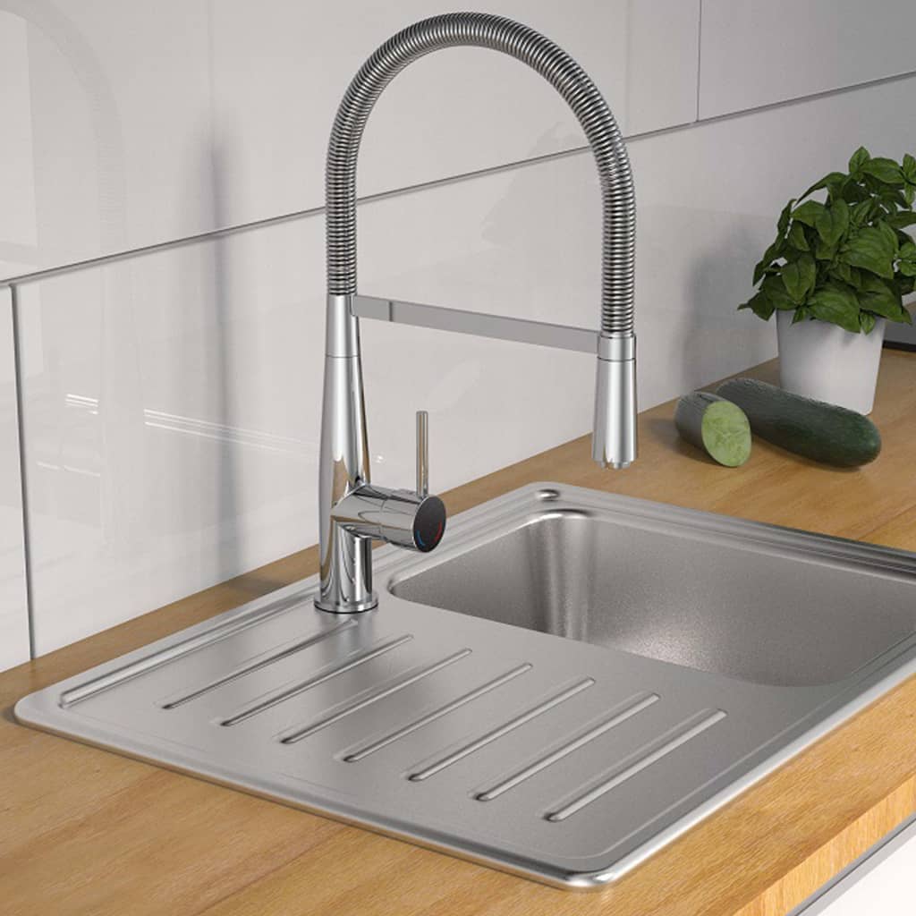 SCHÜTTE NEW YORK spiral spring sink mixer, chrome