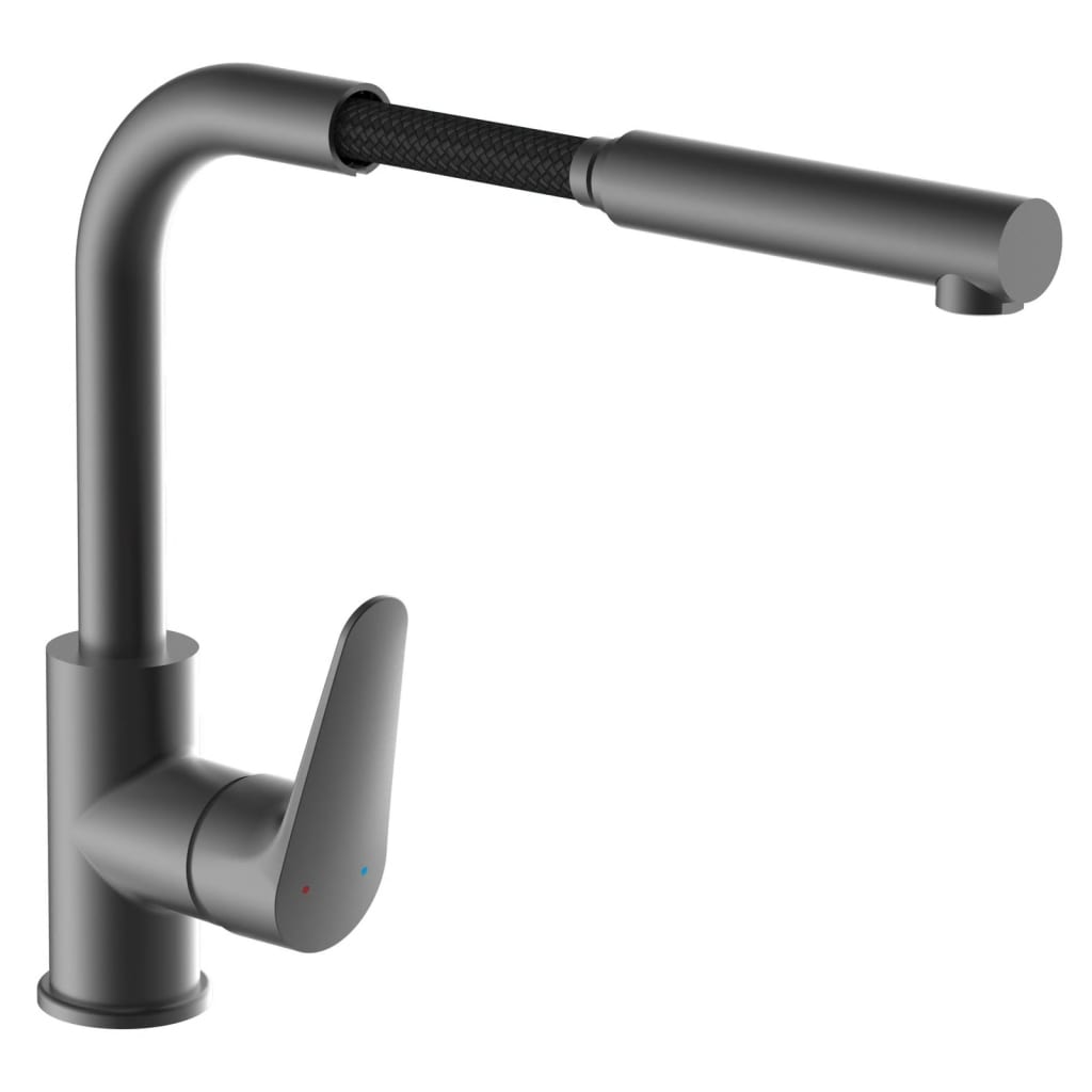 SCHÜTTE Kitchen mixer with extendable spout FLORIDA matte graphite