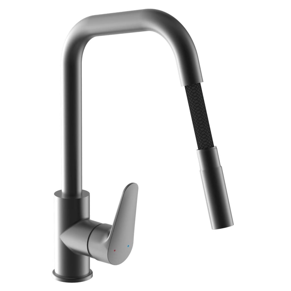 SCHÜTTE Kitchen mixer with extendable spout SEATTLE, matte graphite