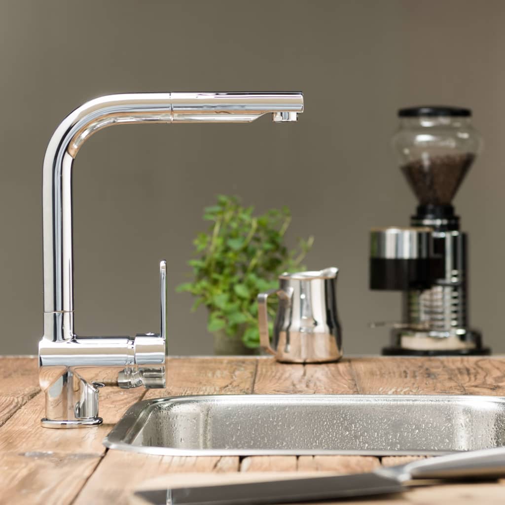 SCHÜTTE LONDON sink mixer tap, chrome