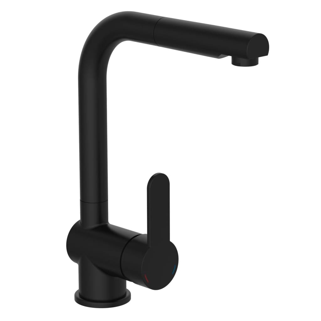 SCHÜTTE Kitchen mixer with extendable spout LONDON, matt black