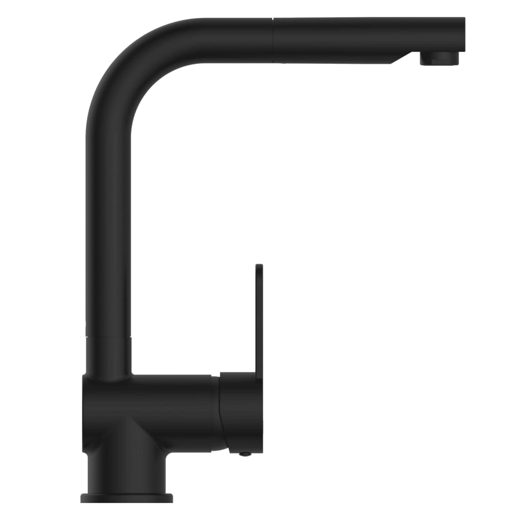 SCHÜTTE Kitchen mixer with extendable spout LONDON, matt black