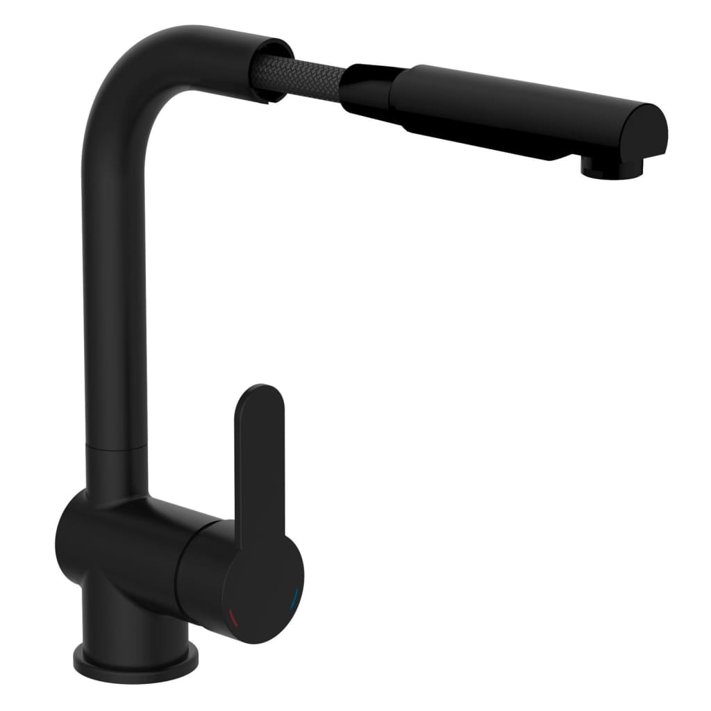 SCHÜTTE Kitchen mixer with extendable spout LONDON, matt black