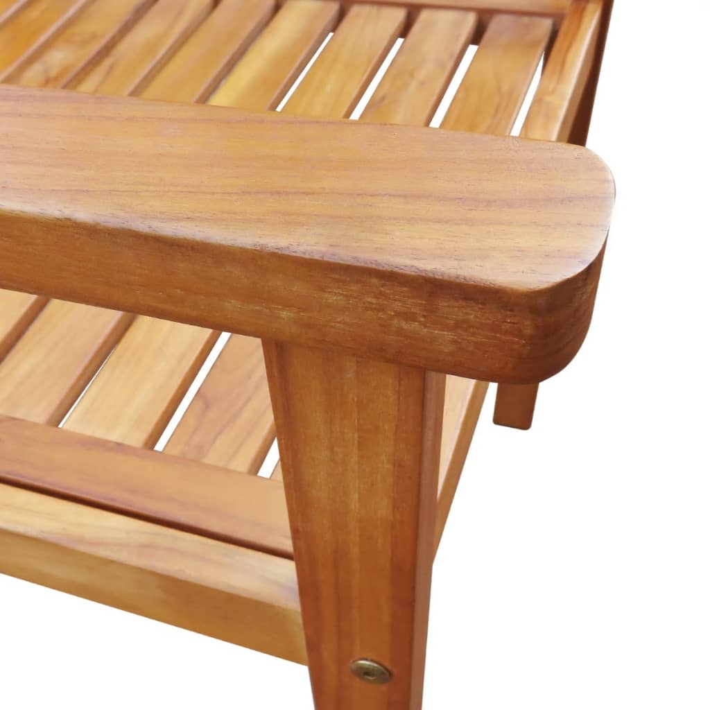 Outdoor furniture set, 5 pieces, solid acacia wood