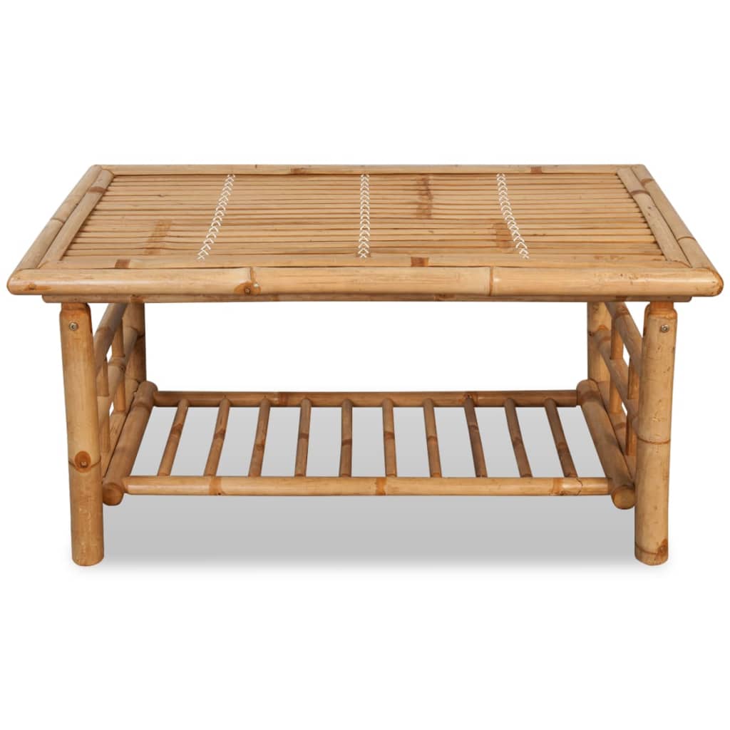 Bamboo coffee table, 90 x 50 x 45 cm