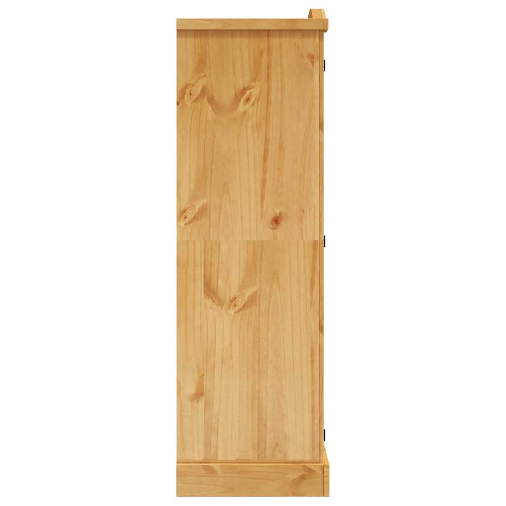 Mexican pine wardrobe with 2 doors, Corona collection