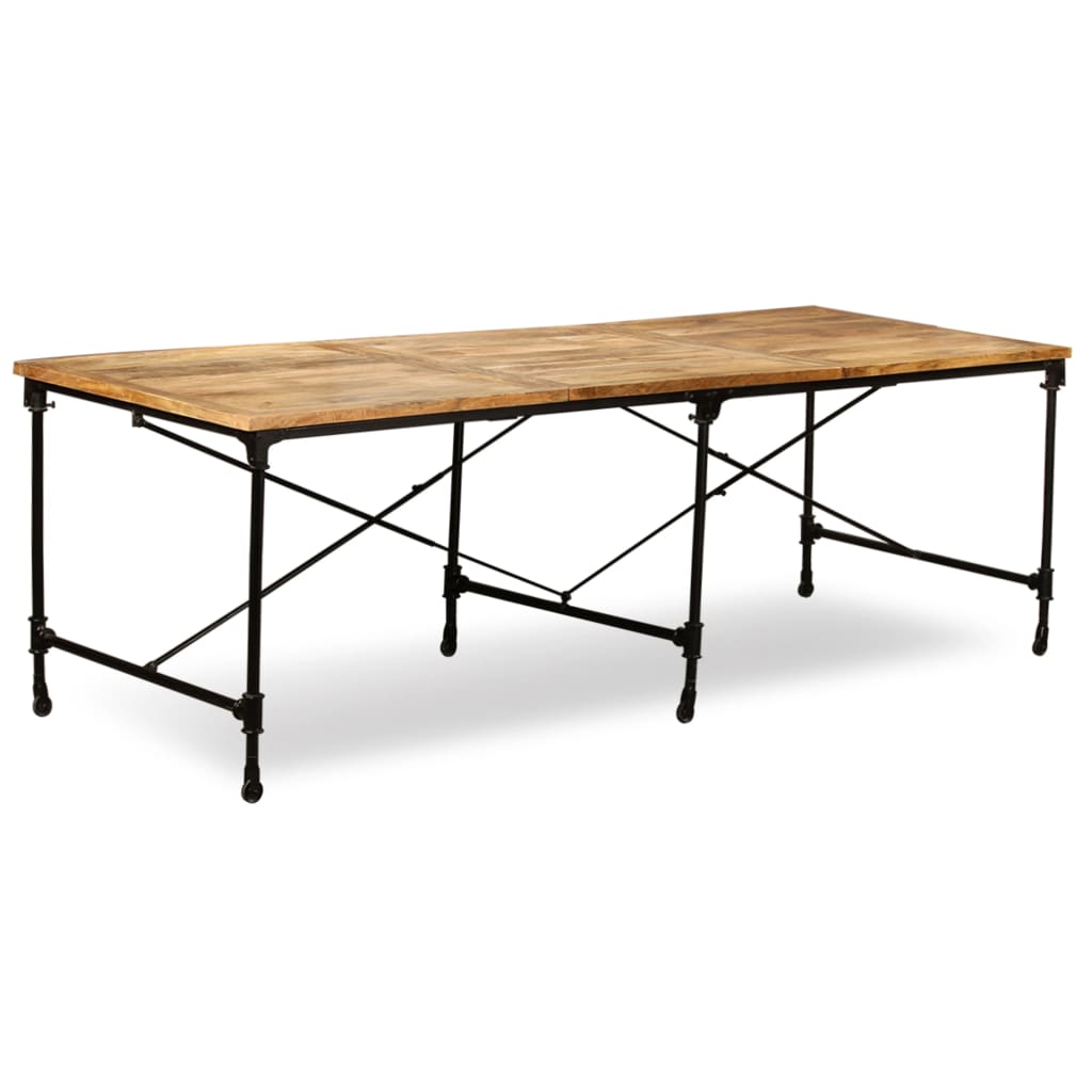 Kitchen table, solid mango wood, 240 cm