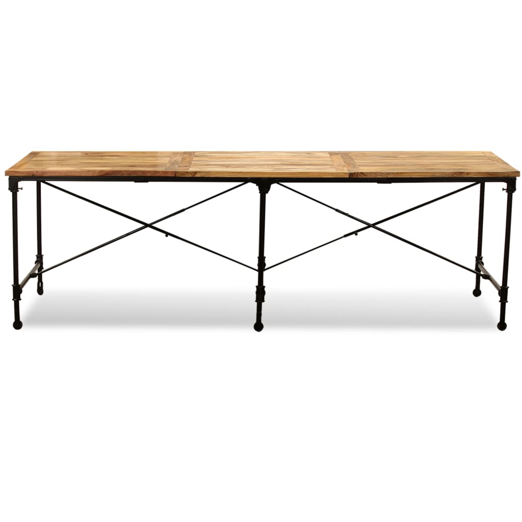 Kitchen table, solid mango wood, 240 cm