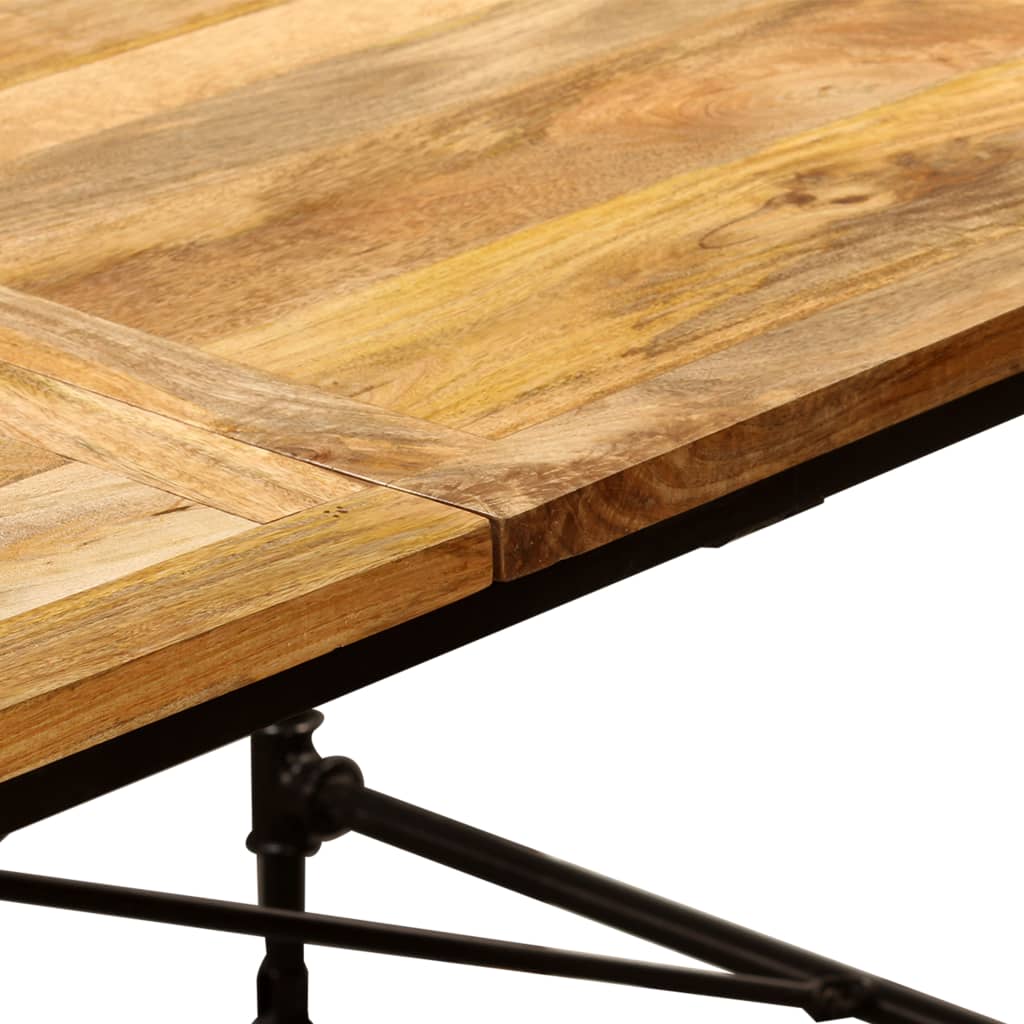 Kitchen table, solid mango wood, 240 cm