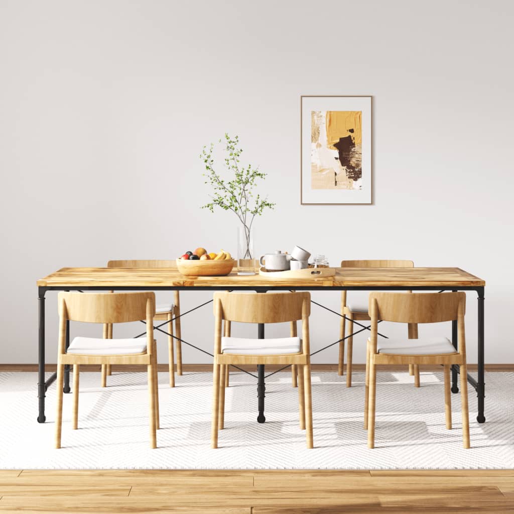 Kitchen table, solid mango wood, 240 cm