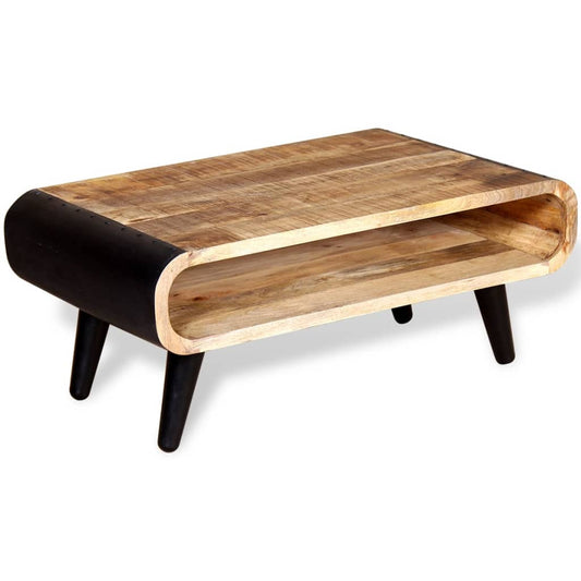 Coffee table, solid mango wood, 90 x 55 x 39 cm