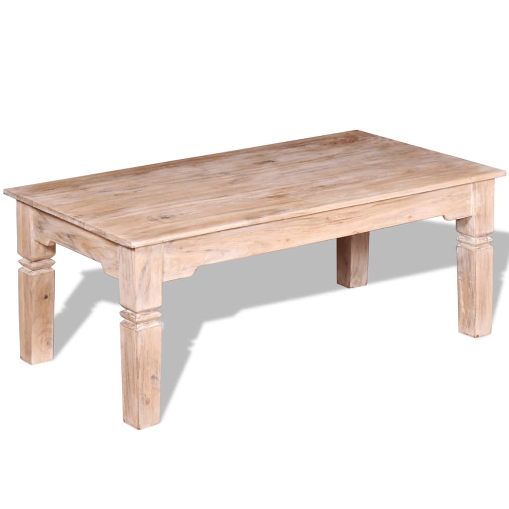 Acacia wood coffee table 110 x 60 x 45 cm