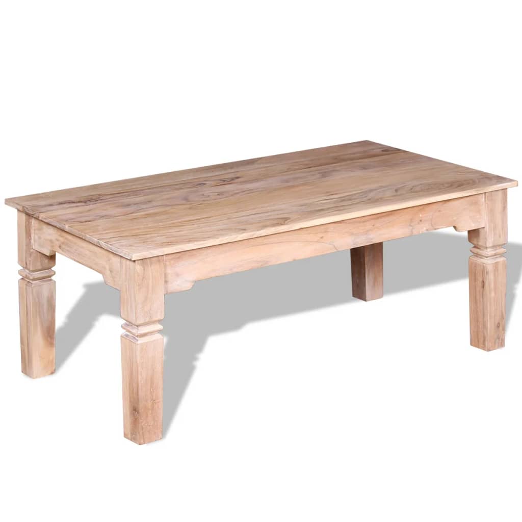 Acacia wood coffee table 110 x 60 x 45 cm