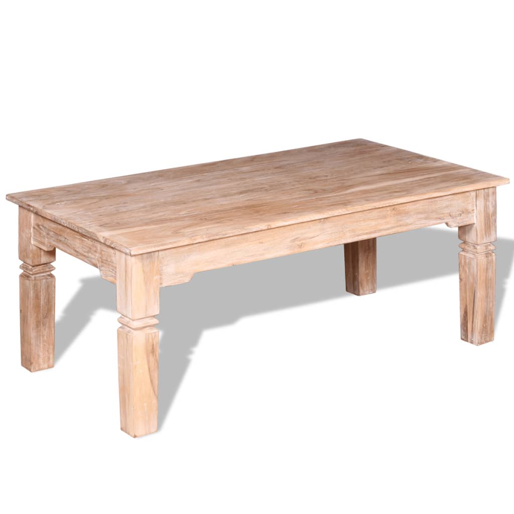 Acacia wood coffee table 110 x 60 x 45 cm