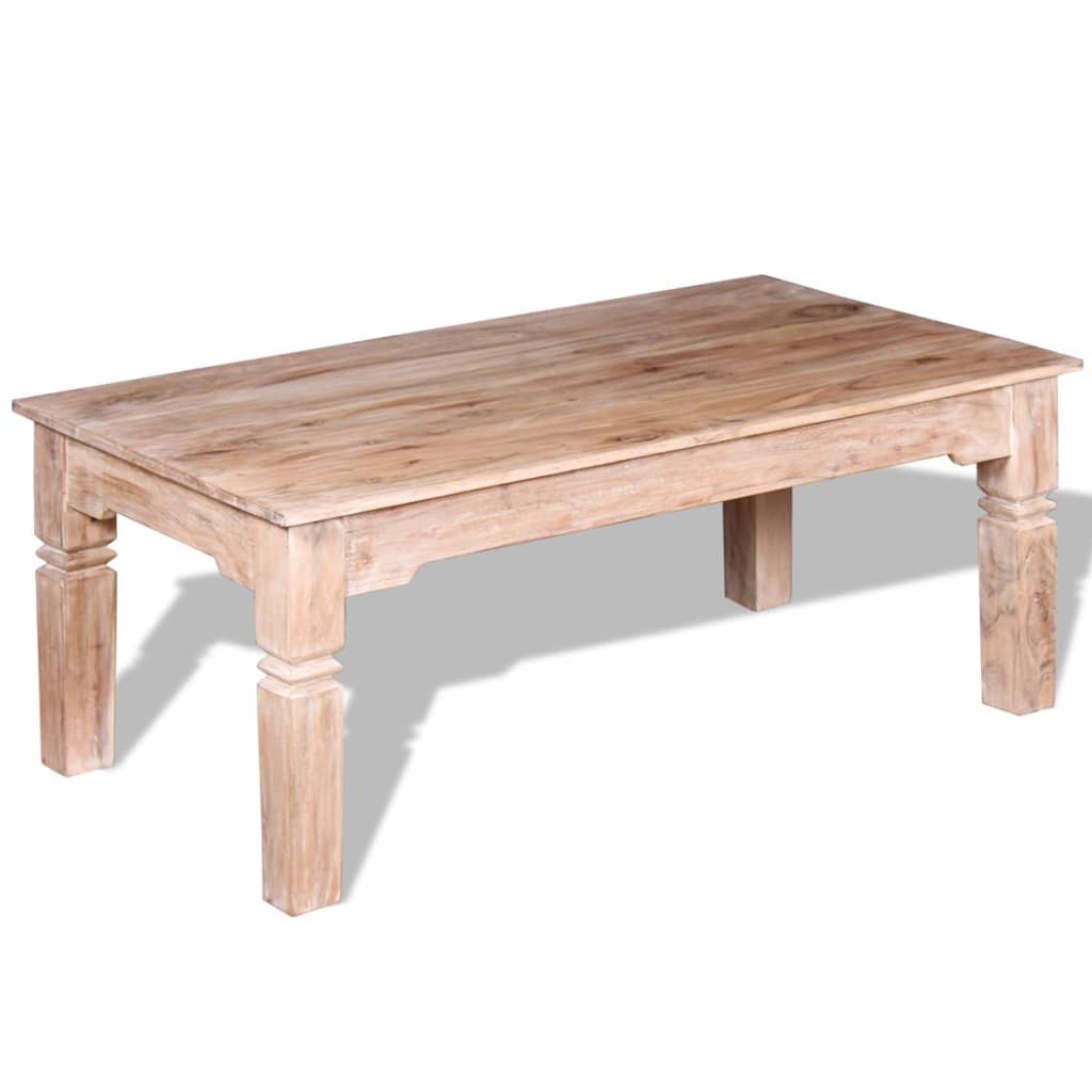 Acacia wood coffee table 110 x 60 x 45 cm