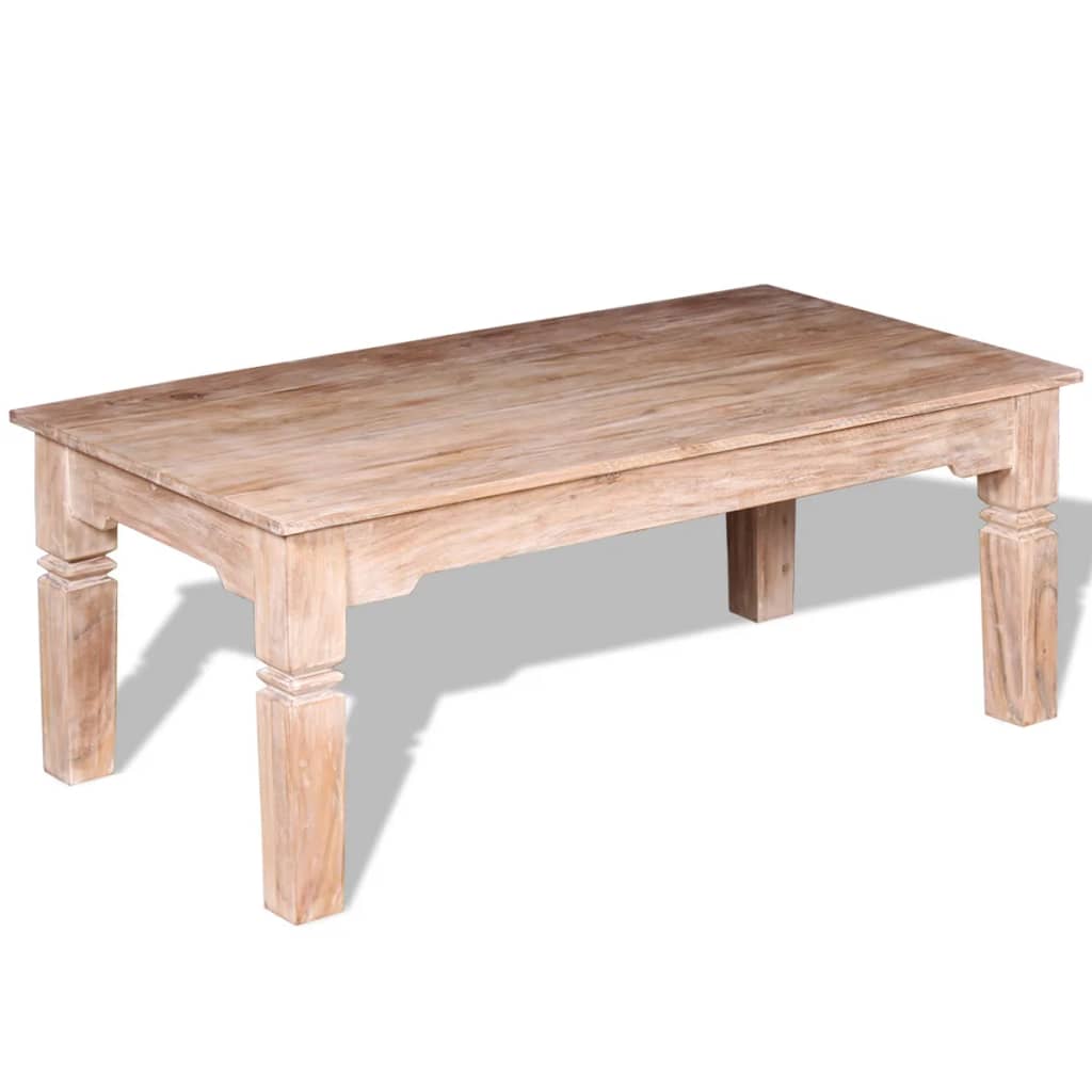 Acacia wood coffee table 110 x 60 x 45 cm