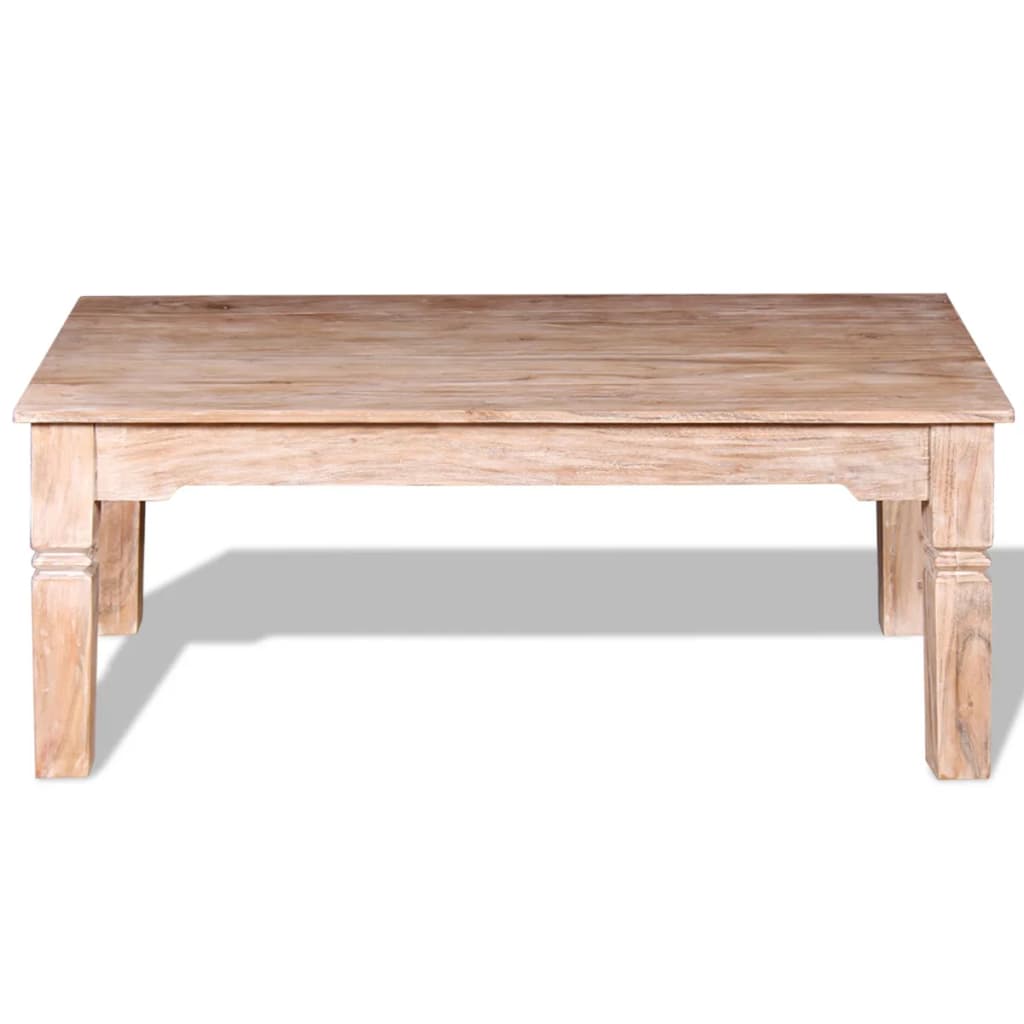 Acacia wood coffee table 110 x 60 x 45 cm