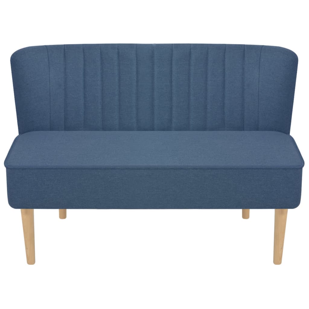 Fabric sofa, 117 x 55.5 x 77 cm, blue