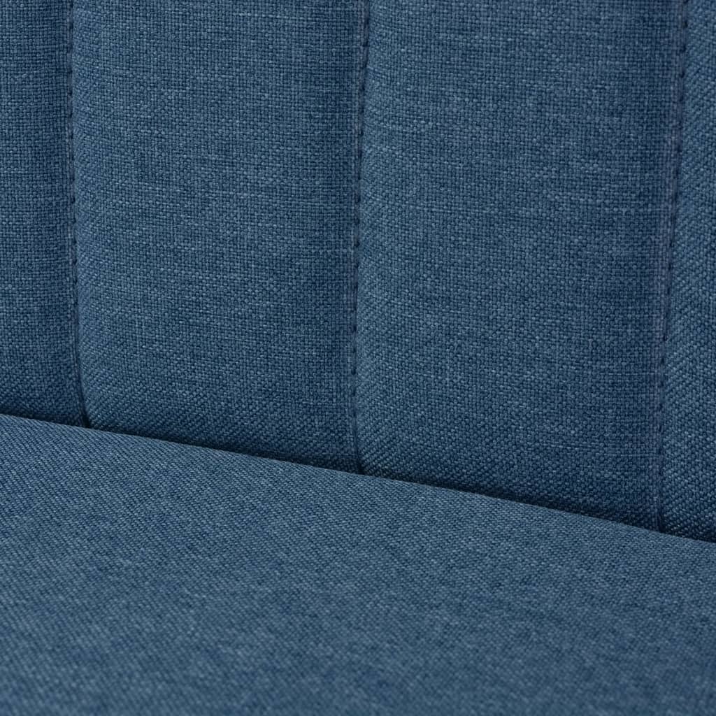 Fabric sofa, 117 x 55.5 x 77 cm, blue