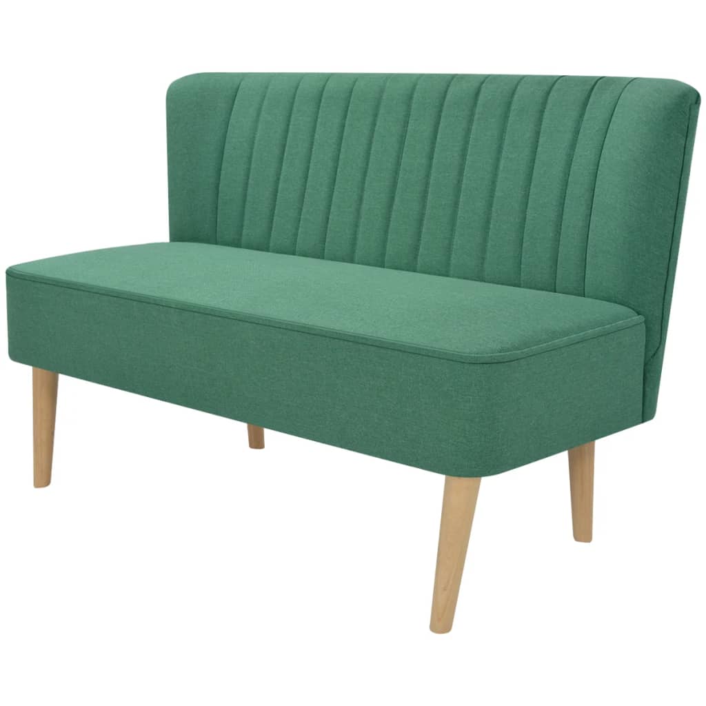 Fabric sofa, 117 x 55.5 x 77 cm, green