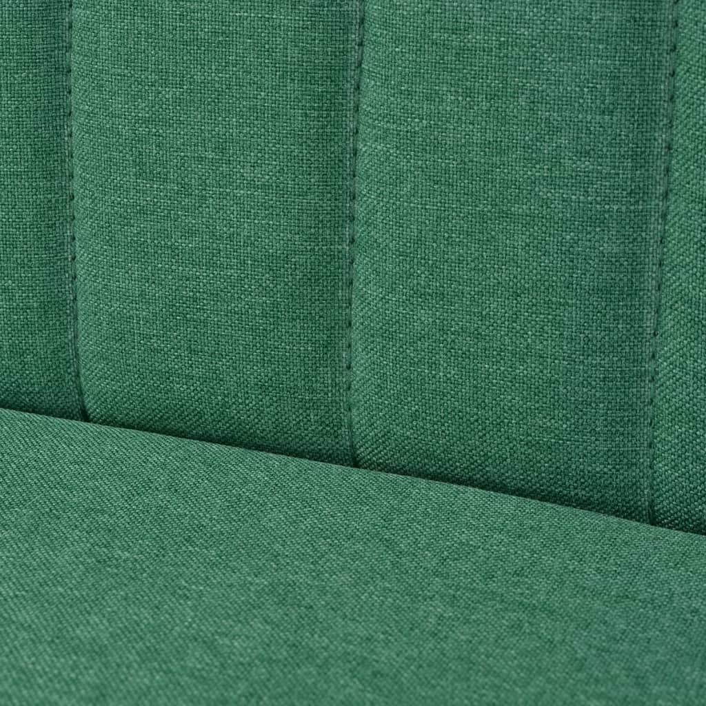 Canapea din material textil, 117 x 55,5 x 77 cm, verde