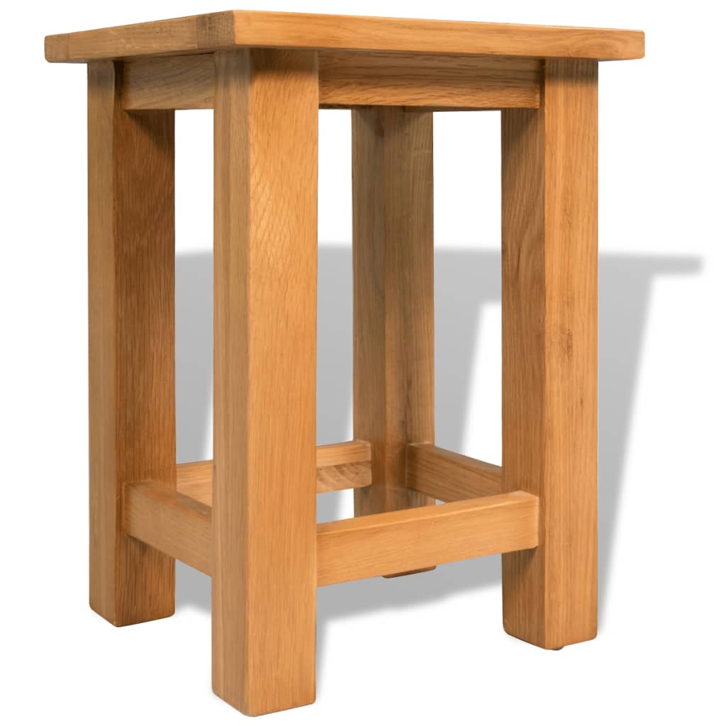 End table, 27 x 24 x 37 cm, solid oak wood