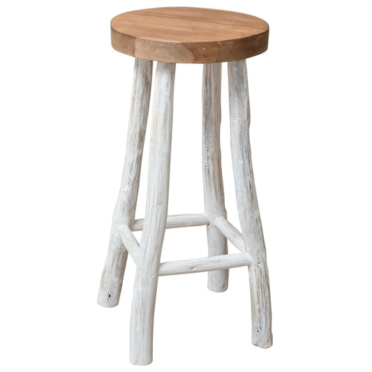 Bar stool, solid teak wood