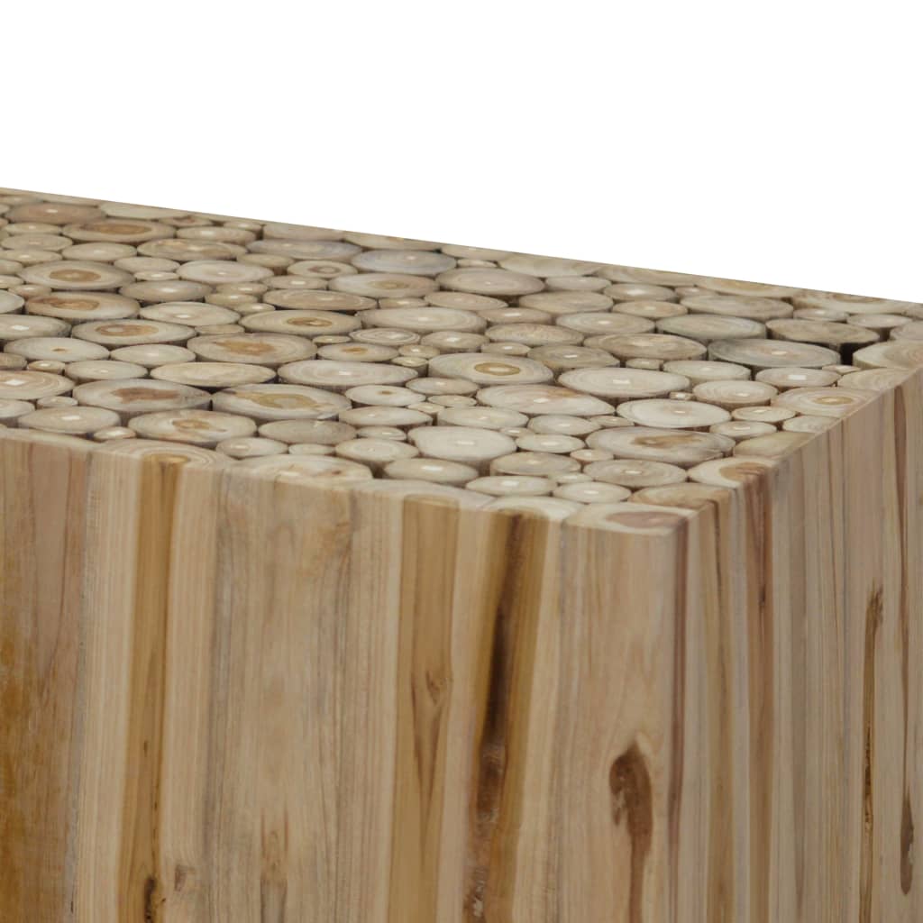 Coffee table, 90x50x30 cm, natural teak