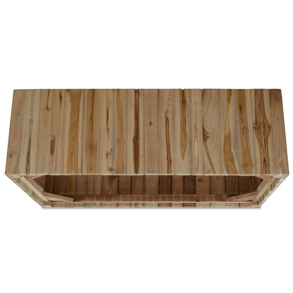 Coffee table, 90x50x30 cm, natural teak