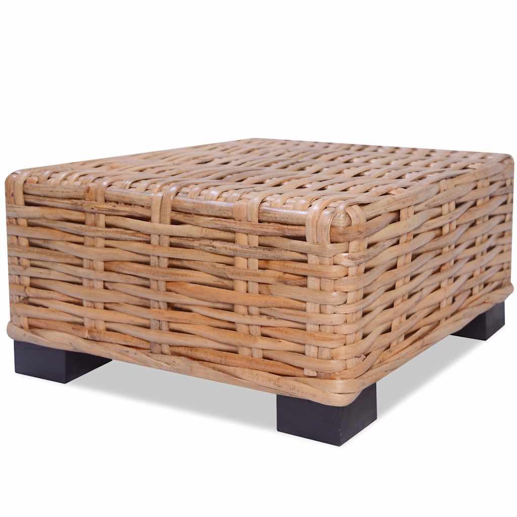 Set mobilier cu canapea 27 piese, culoare naturală, ratan