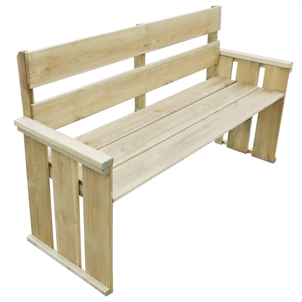 4-piece outdoor furniture set, treated pine wood