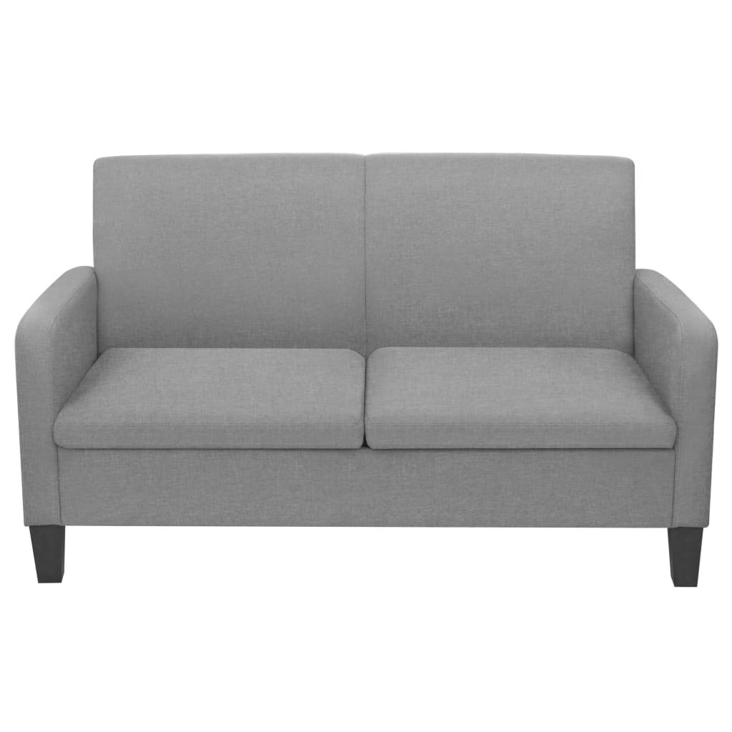 2-seater sofa, 135 x 65 x 76 cm, light grey