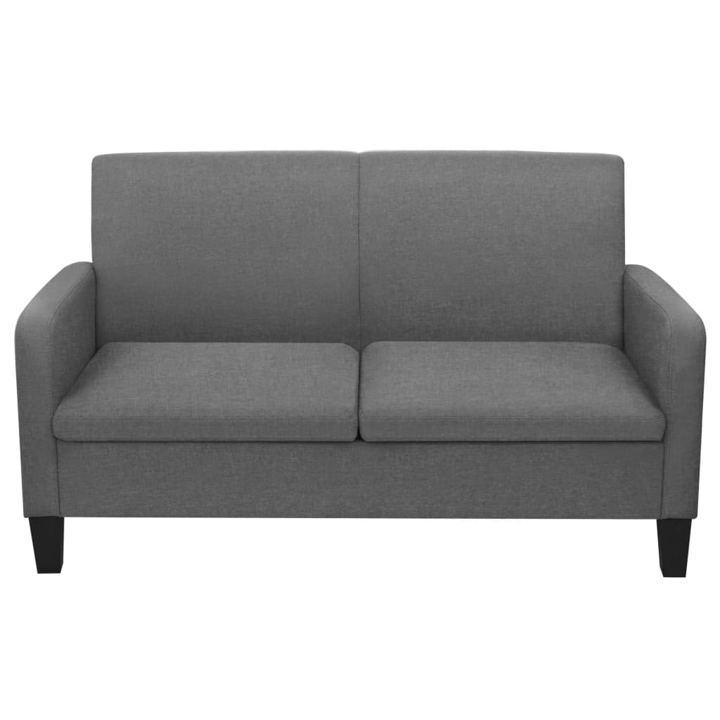 2-seater sofa, 135 x 65 x 76 cm, dark grey