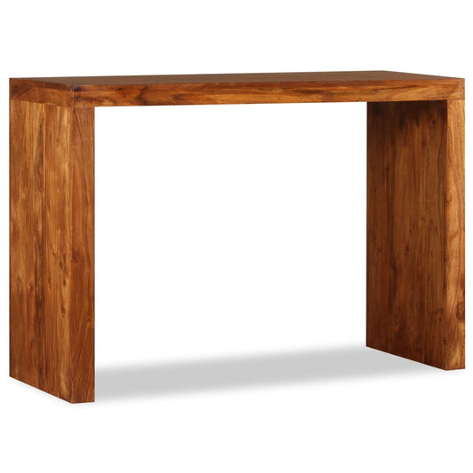 Console table, solid wood with honey finish, 110x40x76 cm