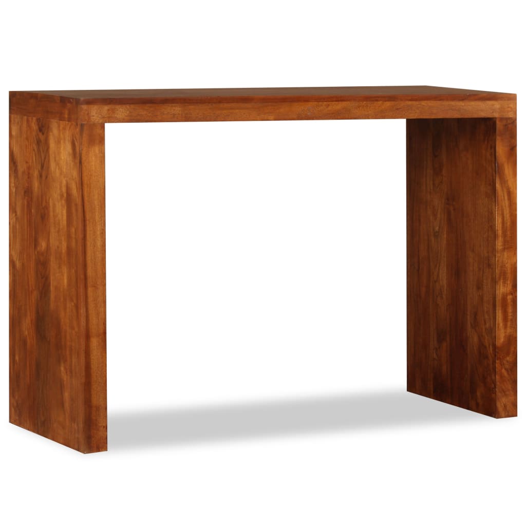 Console table, solid wood with honey finish, 110x40x76 cm